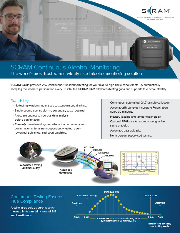 Continuous Alcohol Monitoring Brochure